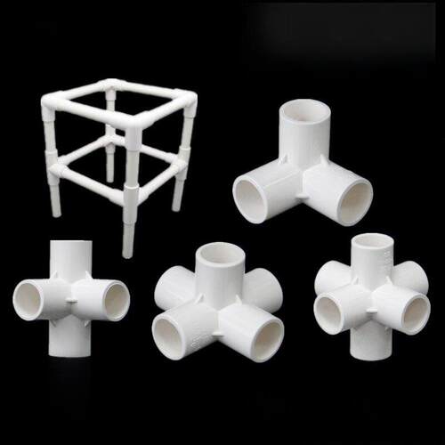 Pvc立体三通四通五通六通90度直角架接头给水管道20 25 32 40 50