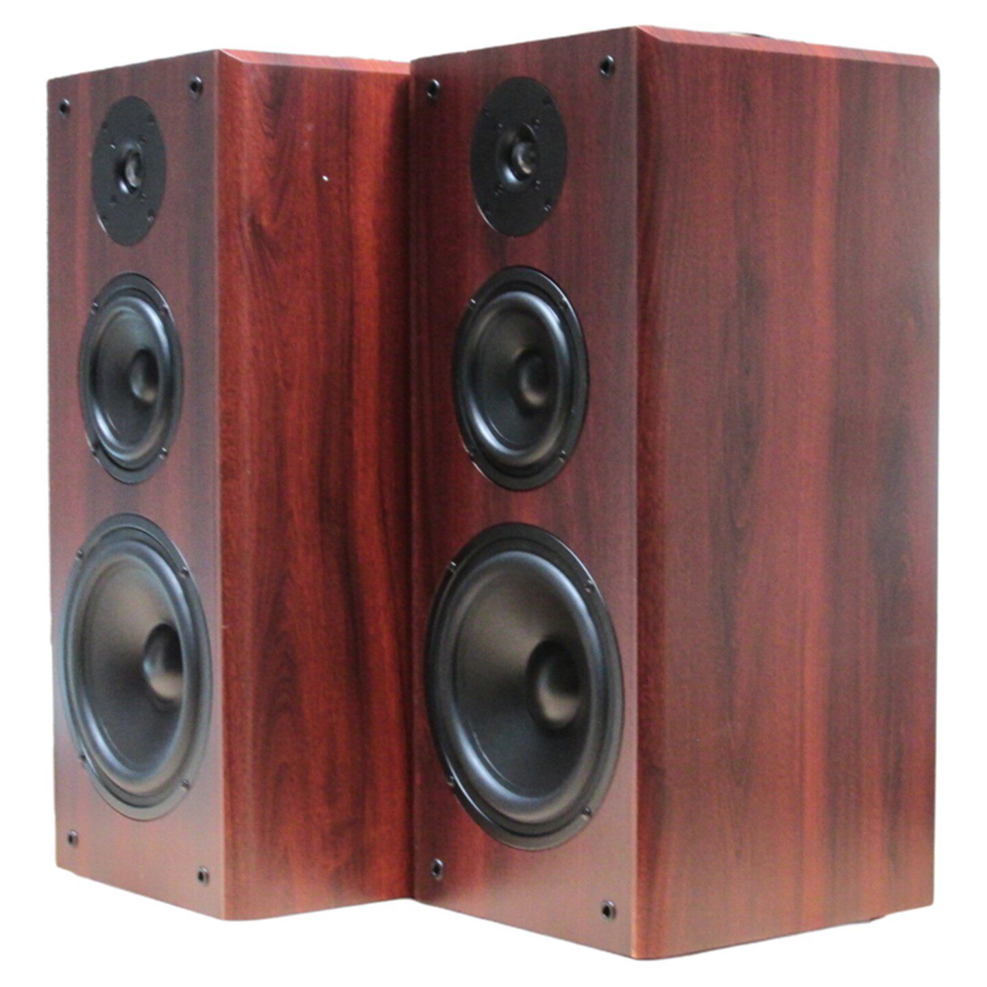 8.5寸电容分频HiFi无源落地音箱 标威品牌木质音响组合