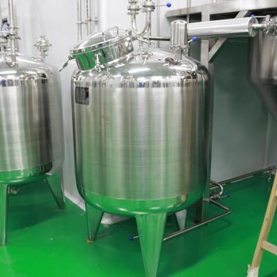 不锈钢316单层储罐纯水储罐卧式白酒储罐暂存罐不锈钢贮罐