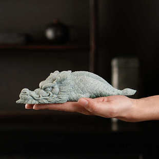 造景青宠装饰品鱼缸砂石创意盆栽景观可爱摆件茶呆家居萌龙鱼桌面