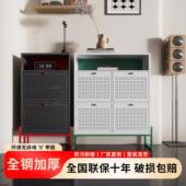 钢制翻斗鞋 轻奢入户玄关柜一体靠墙收纳柜 柜家用门口双层2025新款