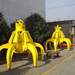 电动液压抓斗抓废钢抓斗0.5立方多瓣电动抓斗