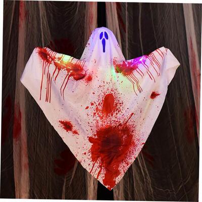 Zong Hong Halloween Horror Glow with Blood Ghost Hanging Gho