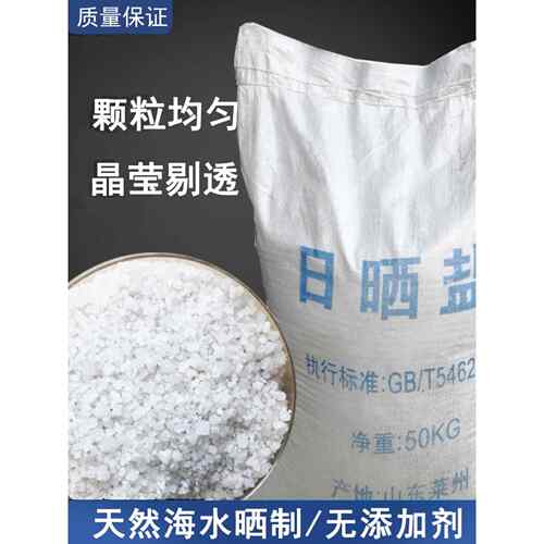 工业盐日晒盐大颗粒锅炉软水水产养殖树脂再生盐海盐除冰融雪剂
