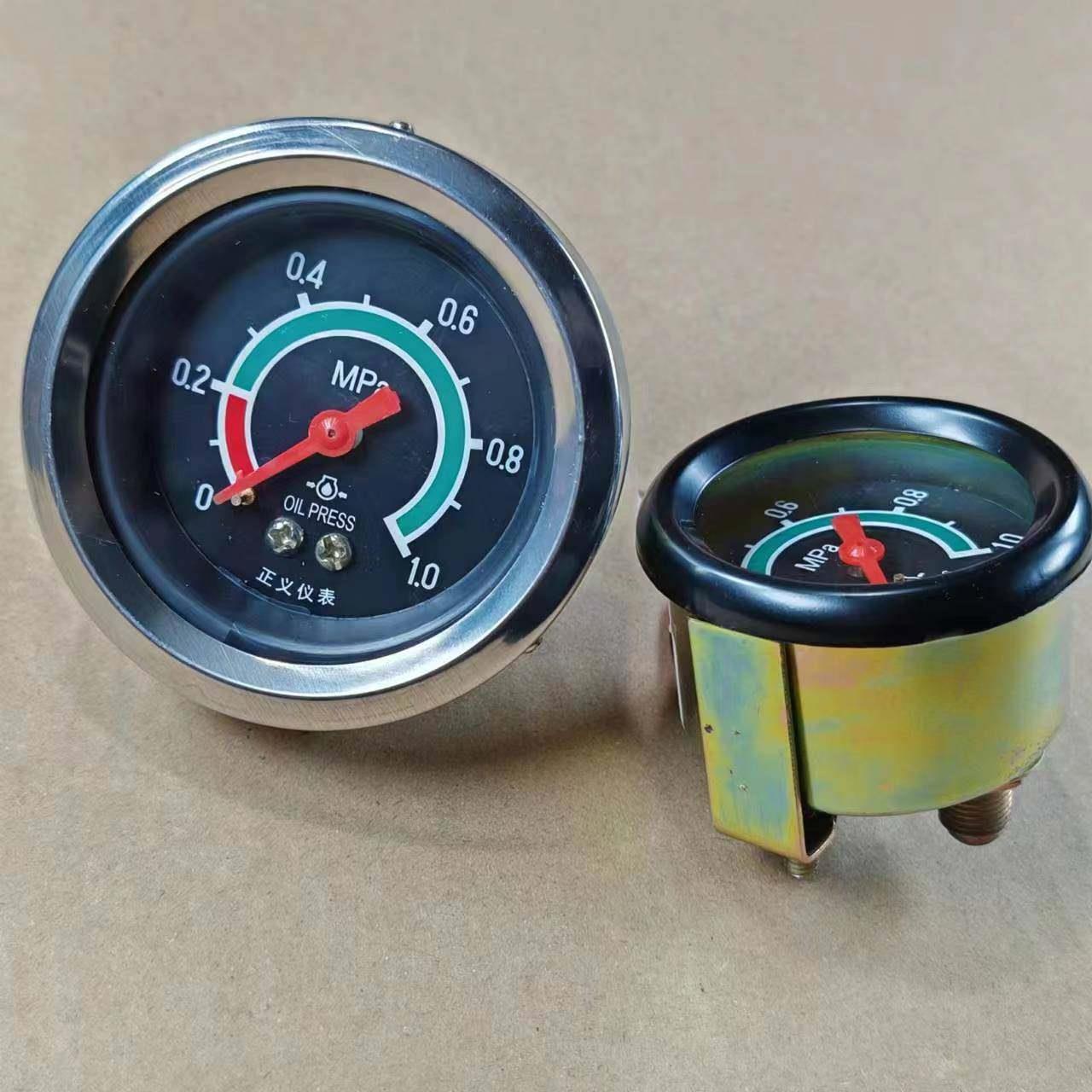 带灯机油表拖拉机直感机油表农用车卡车货车工程车通用型大头小头