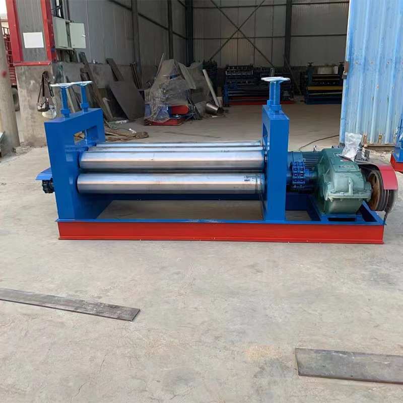 小型自动液压卷板金属板材机械式电动开平机卷板机电动校平机