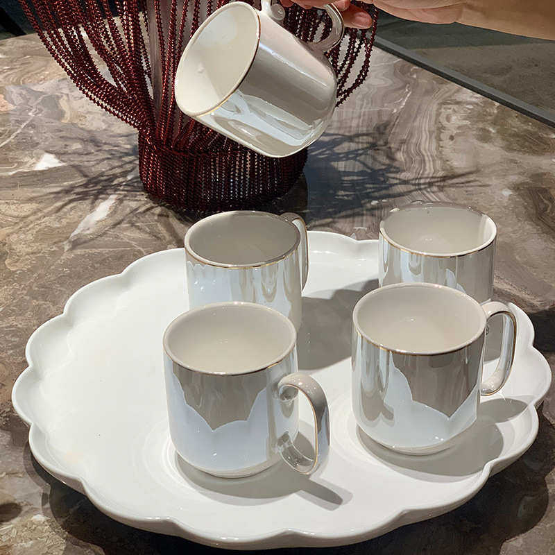 水具套装家用客厅陶瓷茶壶旋转茶具结婚一整套轻奢高档乔迁杯具