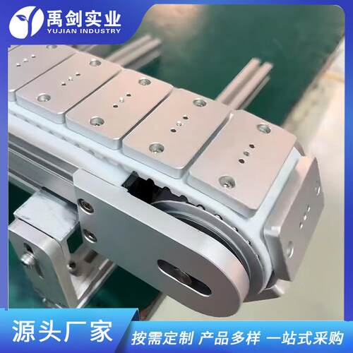 小型治具同步皮带机机械手抓取上下料治具皮带机小型皮带线传送带
