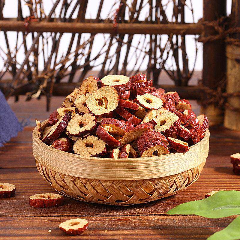 益果上仁新货红枣片红枣干500g 新疆红枣片酥脆泡茶香甜无核 包邮
