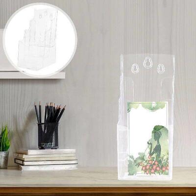 Name Cards Rack Leaflet Base Storage Stand Display Plastic