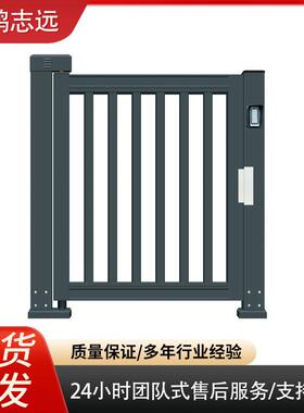 铝合金房门小区门卫电动刷卡遥控庭院防盗人行通道铝合金侧门