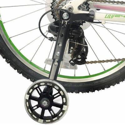 Kids Bike Training Wheels Flash Mute Wheel for 12 14 16 18
