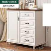 美式 收纳柜现代简约小户型储物柜客厅立柜靠墙抽屉柜 五斗柜抽屉式