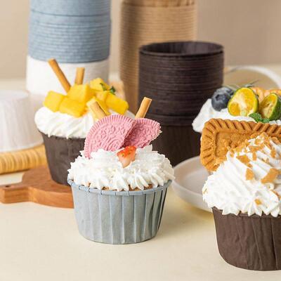 high temperature resistant cake paper muffin cup moon纸垫