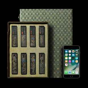 国家非遗 南宫池水 1979年制 隆年老墨版 收藏墨老 清代乾 正品