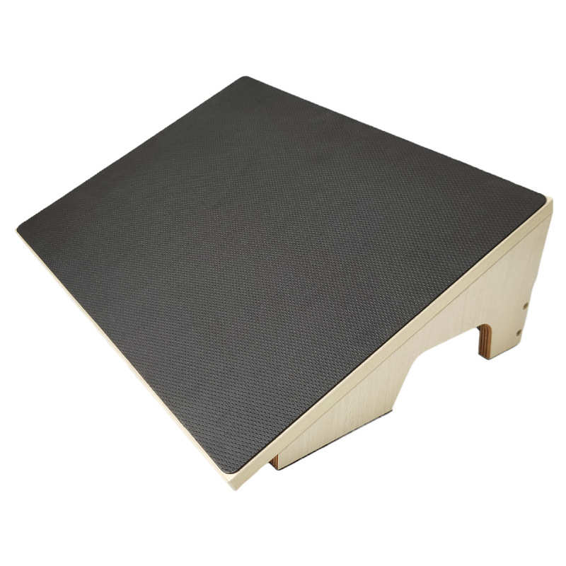 蹲美腿举重深大号深蹲简约筋斜瑜伽拉板踏板训练板木制斜木质家用