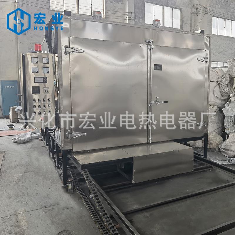大型电动台车热风循环烘箱不锈钢恒温加热箱工业高温烘房烤箱台车