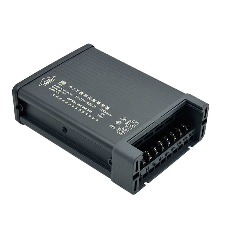 深圳LED电源厂家30V400W双管正激防雨开关电源13.3A恒压驱动-歼7
