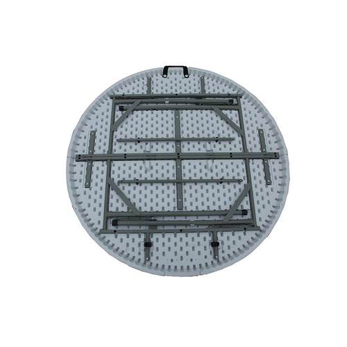 中吹塑折叠简圆XJM-ZY12桌易户外可收空纳餐厅用大圆桌可家收折叠