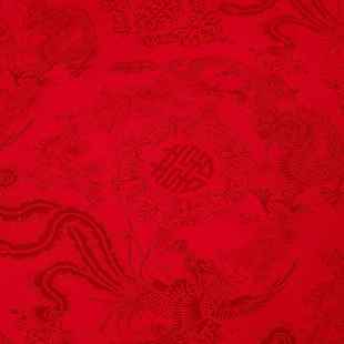 AL红色婚庆单件单床单枕套龙凤呈祥1大.F7578MJ651.85米2.0米个床