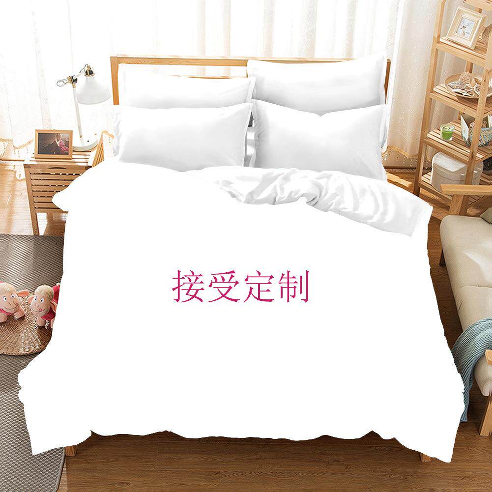 数码印花按图制造直供床单被套三件套四件套枕套