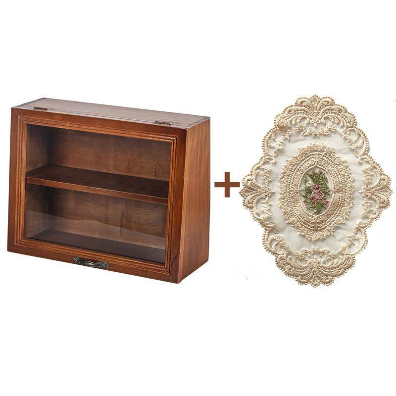 复古盲盒收纳盒桌面大容量小野diy造场景透明手办小痛柜展示架子,收纳整理,首饰盒,淘宝优惠券,粉丝福利购,淘宝优惠卷