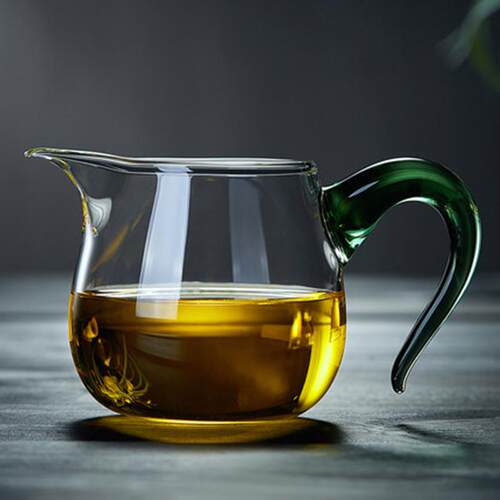 玻璃公道杯耐热过滤功夫茶具配件茶漏套装茶海分茶器公杯茶水分离