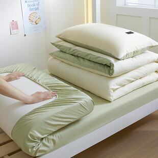 a类水洗棉全棉学生宿舍四件套开学季 寝室床上用品纯棉床单三件套