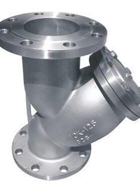 304不锈钢法兰y型过滤器GL41w-16pdn806550403225PN16