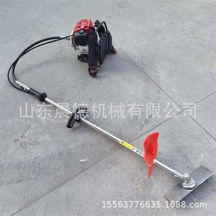 汽油自走式果园剪草机 手推式宽幅草坪割草杂草灌木清理修剪机