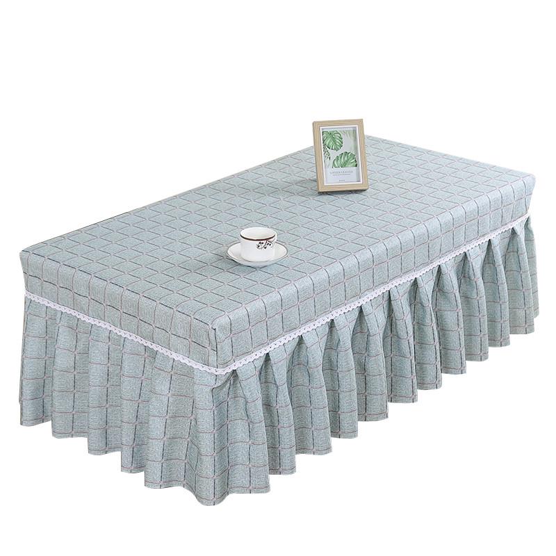 防水防油免洗茶几桌布套罩网红客厅餐桌台布长方形简约全包茶陵星