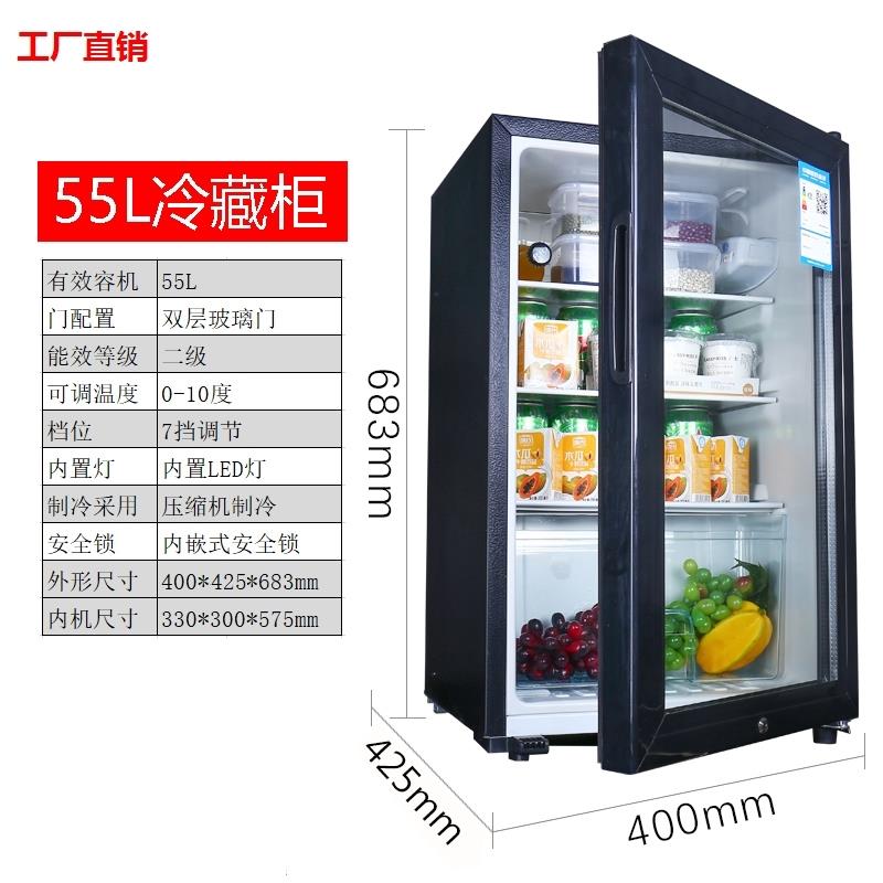 留样柜商用冰柜家用冷饮餐厅带锁食堂小冰箱冷藏幼儿园保鲜展示