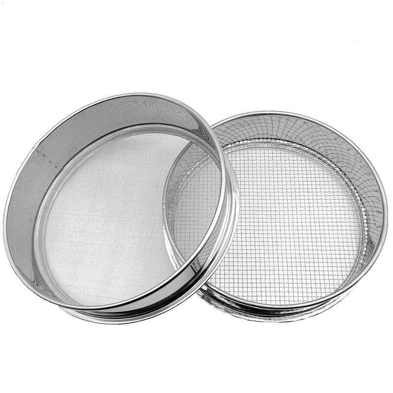筛子不锈钢筛网鱼缸过滤网中药粉花粉面粉筛大米芝麻筛猫砂粉尘筛