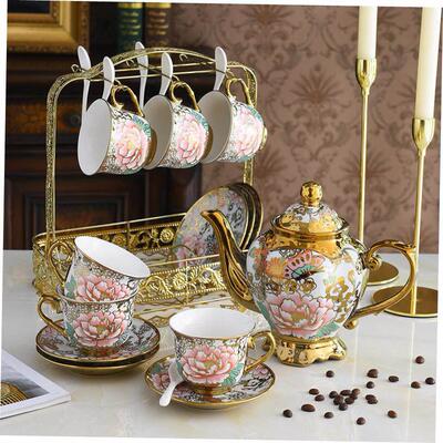 european ceramic coffee cup set black tea cup, mark cup,