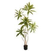 彷真绿叶朱蕉假绿植盆栽高档轻奢装 饰假树 饰摆件北欧客厅民宿装