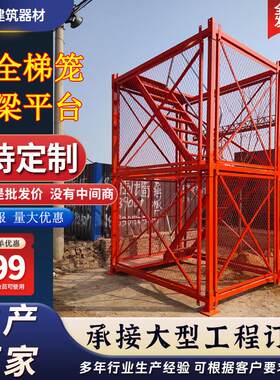 建筑安全梯笼桥梁爬梯安全梯笼爬梯z型爬梯框架式重型安全梯笼