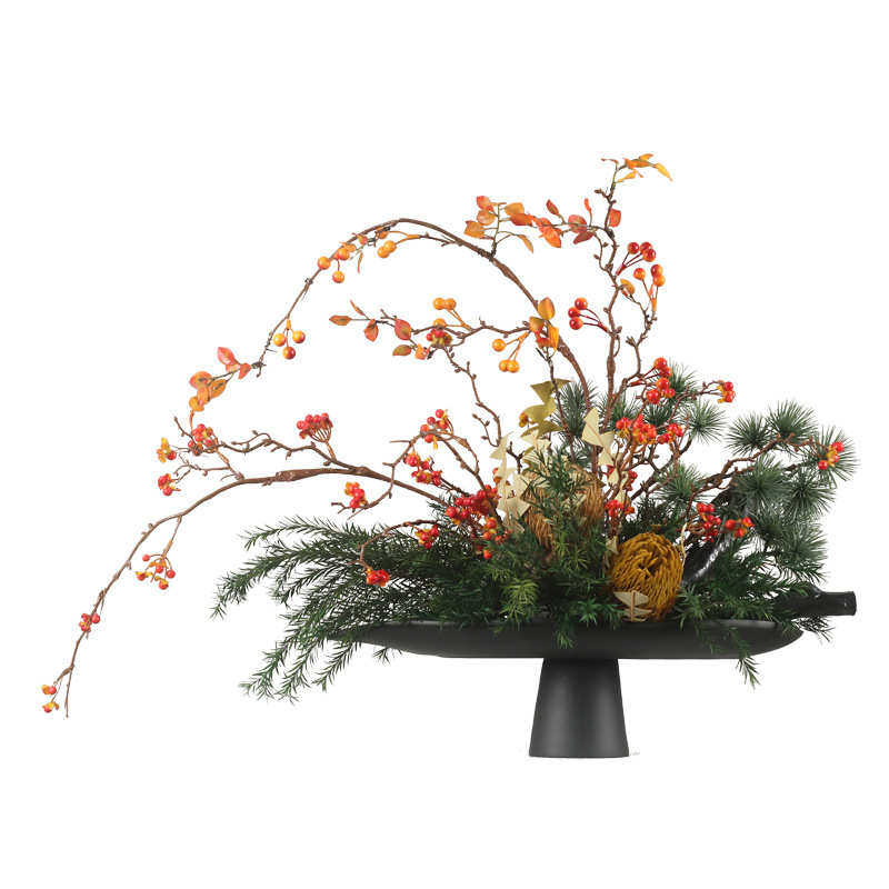 新中式日式侘寂风禅仿真花艺插花售楼处玄关茶几样板间家居摆件设,鲜花速递/花卉仿真/绿植园艺,仿真绿植,淘宝优惠券,粉丝福利购,淘宝优惠卷