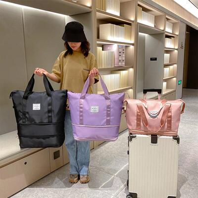 旅行包女短途手提轻便防水行李包大容量出差旅游待产包收纳行李袋