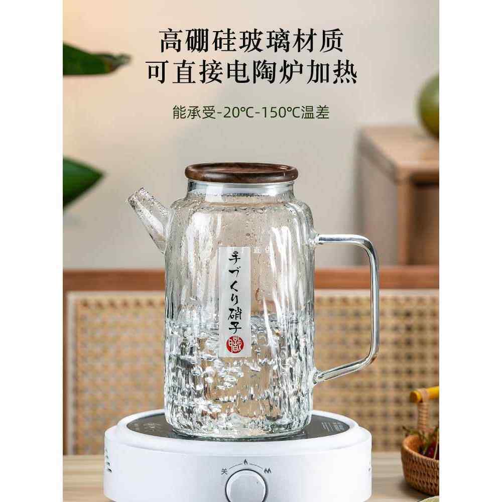 家庭水具套装喝水玻璃杯子现代简约茶杯冷水壶家用客厅待客水
