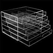 有机力透明护罩制品盒子罩批发亚克防雨厂家化妆收纳盒有机玻璃