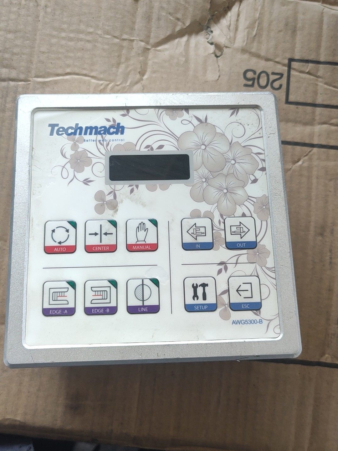 techmach纠偏控制器成色参数如图