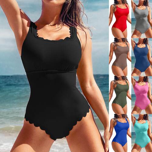 Swimsuit one-piece lace high waisted swimsuit for women