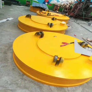 废钢废铁厂圆形强力吸盘 厂家现货供应电磁吸盘 叉车挖机电磁吸盘