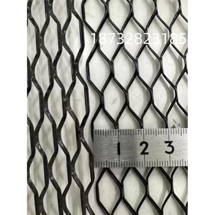 汽车改装中网通用加厚黑色小孔防蚊防虫透气散热金属菱形铝合金网