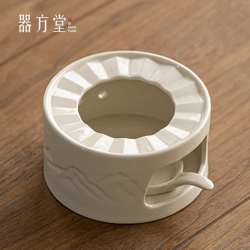 日式草木灰蜡烛煮茶炉温茶炉加热底座保温暖茶温茶器功夫茶具配件