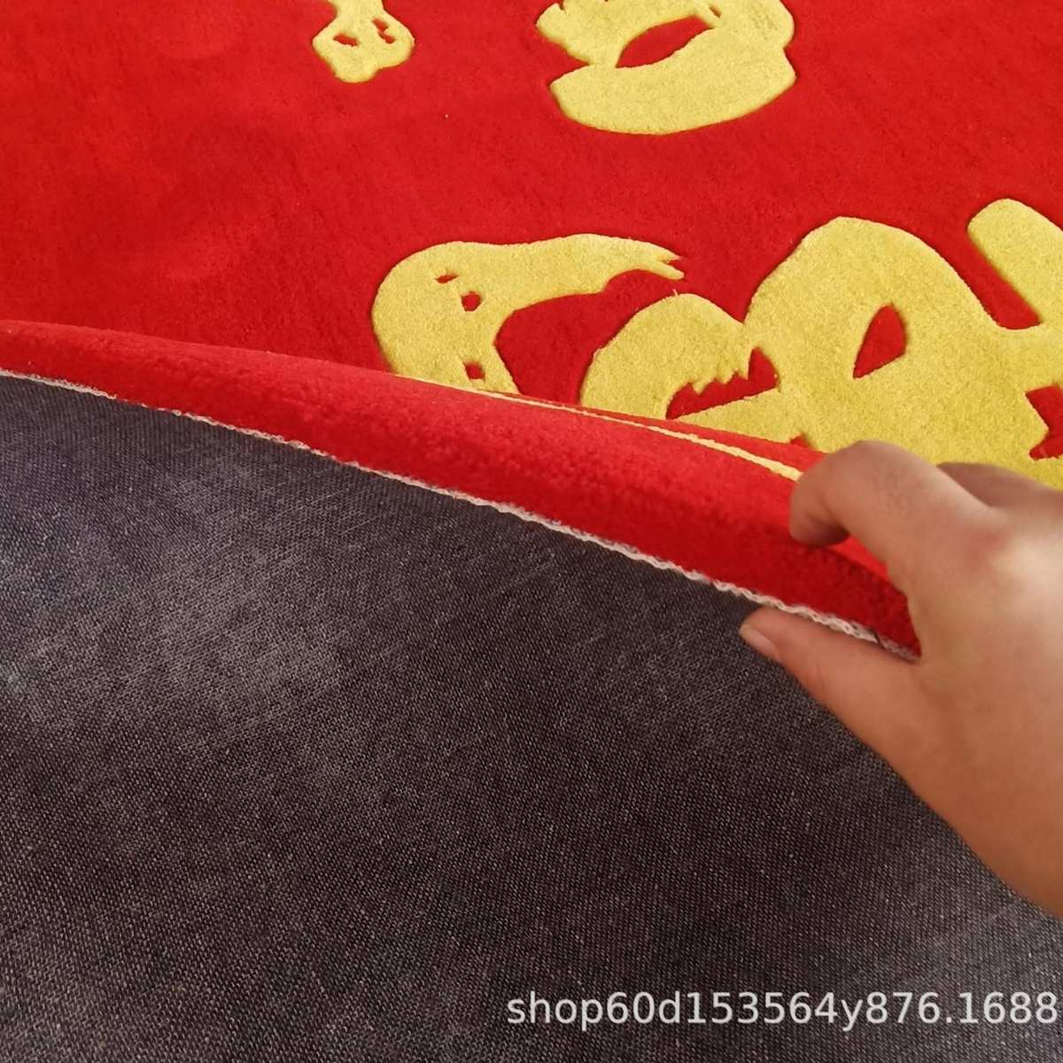 手工腈纶电梯星期地毯加厚可水洗酒店迎宾地毯欢迎光临LOGO广告毯