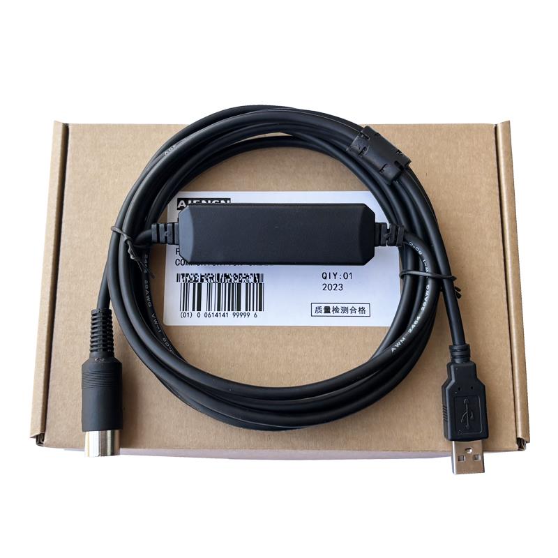 USB转大5DIN 5针 新光SHINKO电子秤与PC连接数据线 RS232通讯线