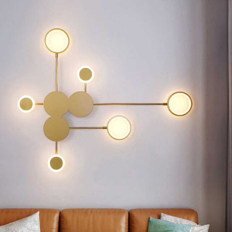 北欧现代简约壁灯设计师客厅背景墙装饰氛围创意简约卧室床头灯具