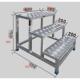 梯铝合金工作平台梯工业工程二三铝合金梯子凳机床四步批发踏步