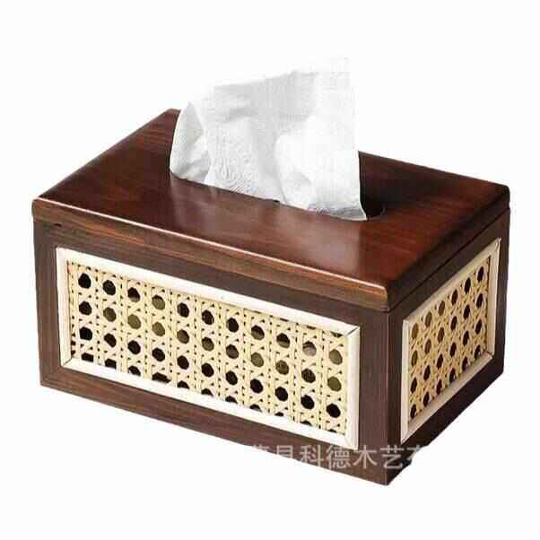 日式实木仿藤编纸巾盒高颜值藤编抽纸盒家居卧室客厅茶几纸抽盒,居家日用,其它,淘宝优惠券,粉丝福利购,淘宝优惠卷
